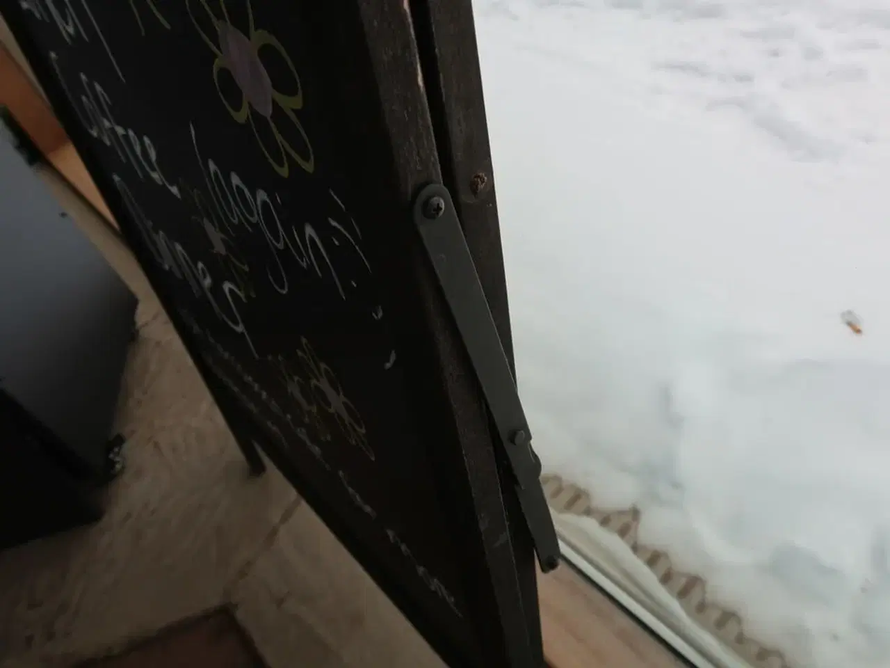 Billede 3 - A-skilt med lyskæde