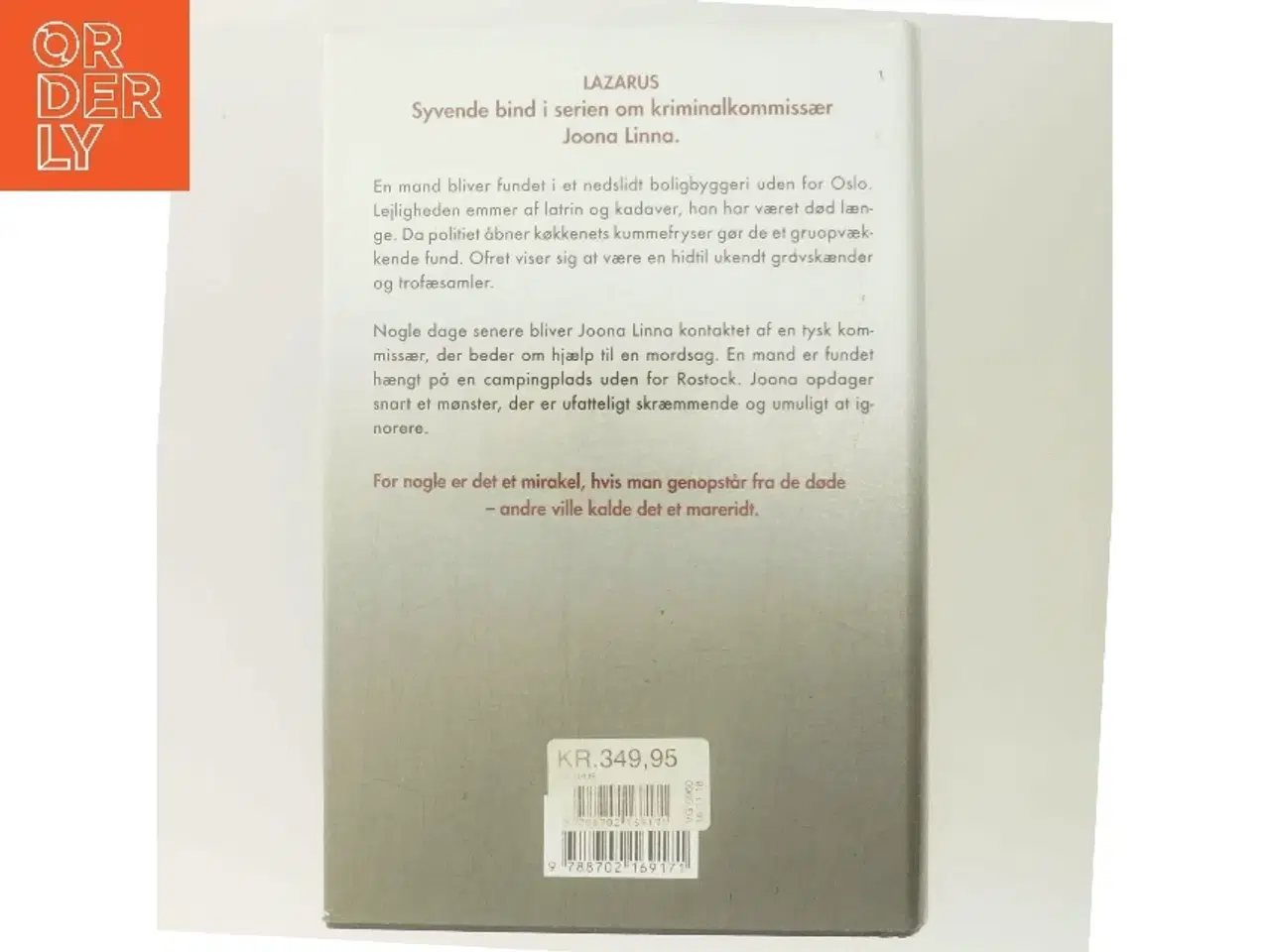 Billede 3 - Lazarus af Lars Kepler (Bog)