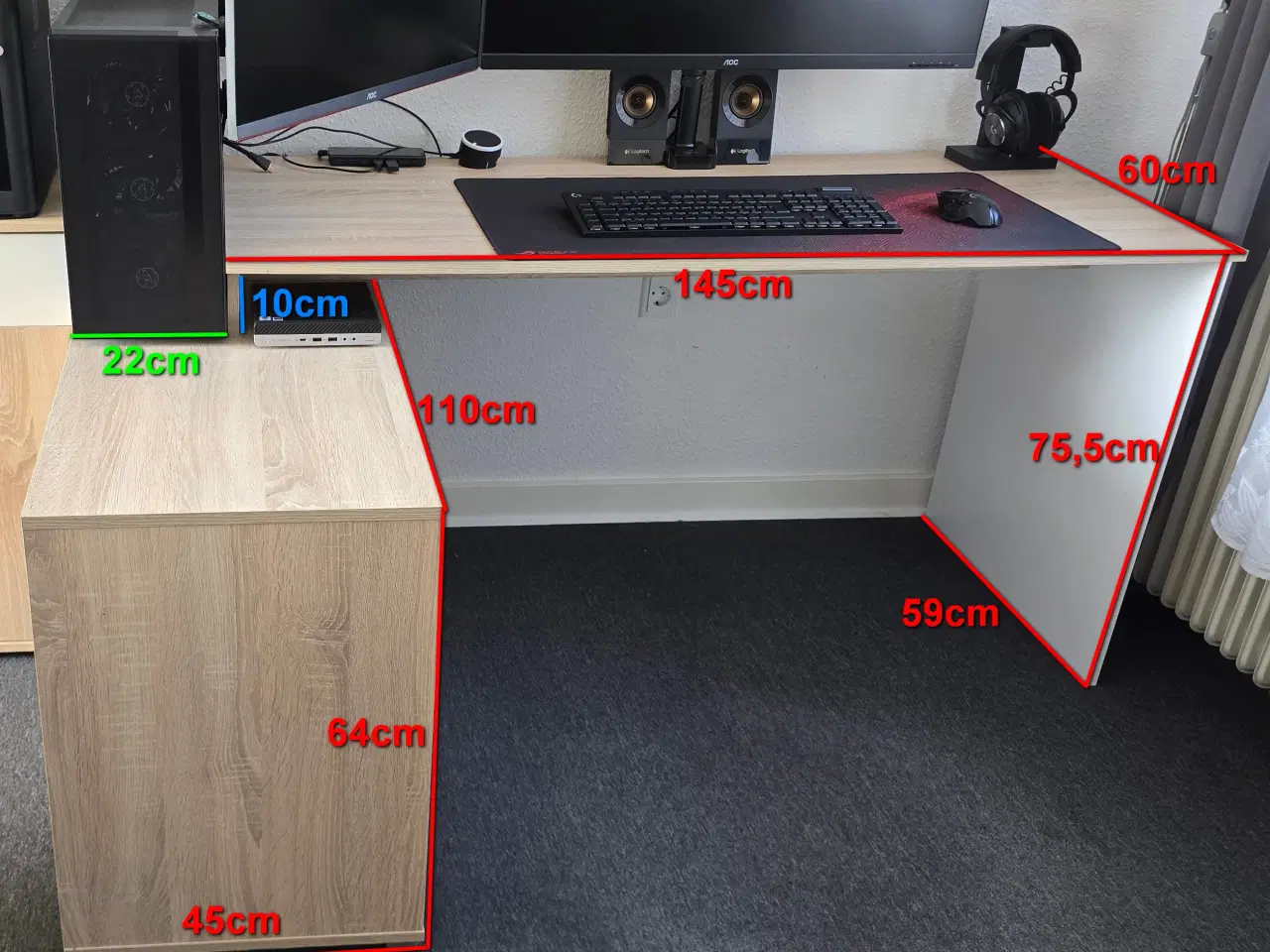 Billede 4 - Skrivebord, kommoder, TV bord, vitrine