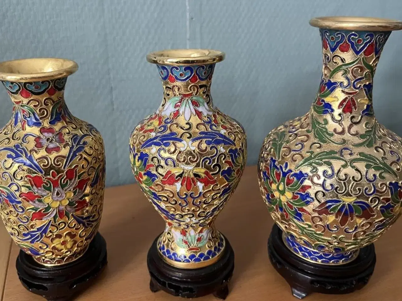 Billede 1 - 24 karat Guld Cloisonne ` Kina 