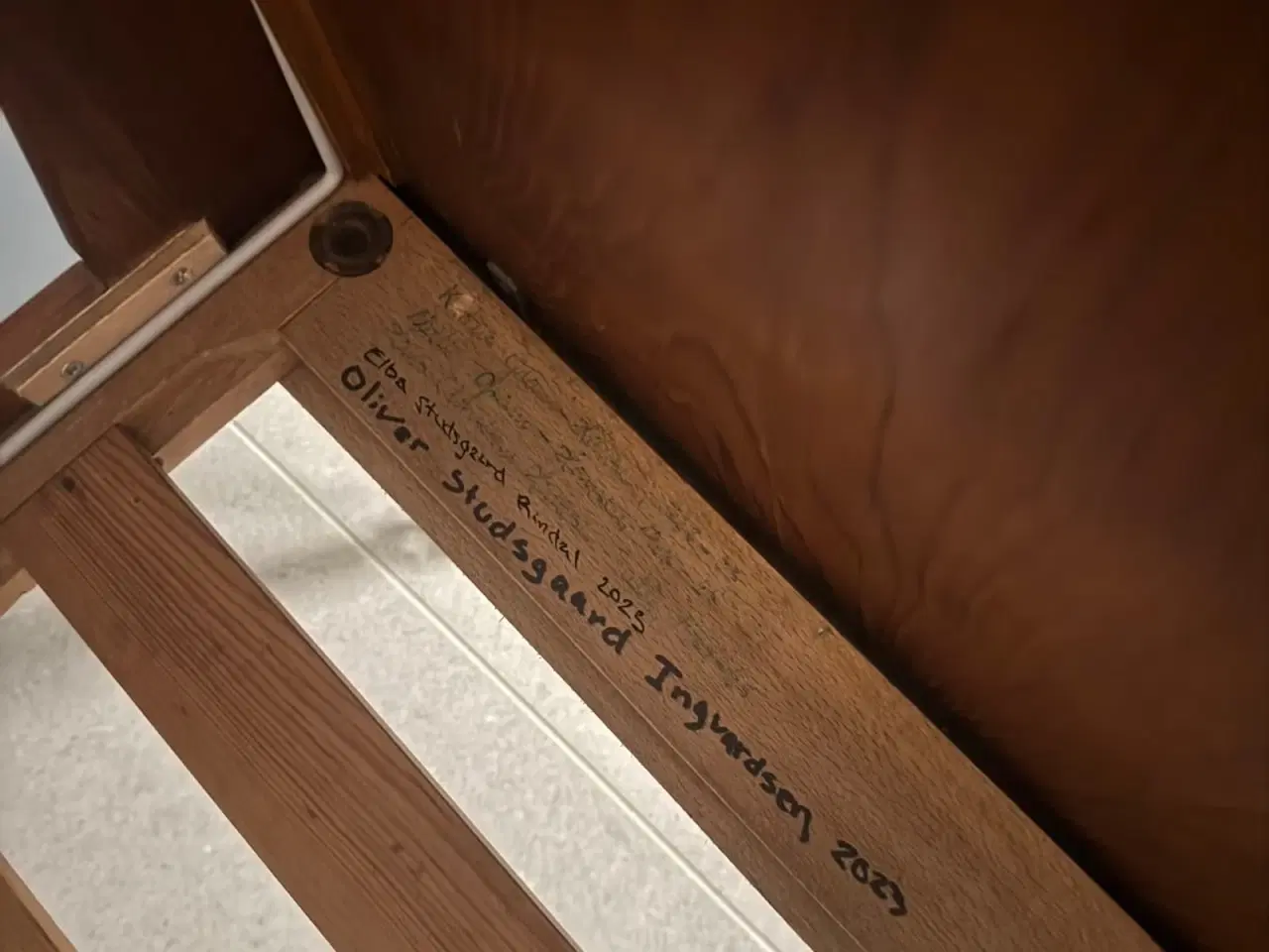 Billede 4 - Tremmeseng i teaktræ