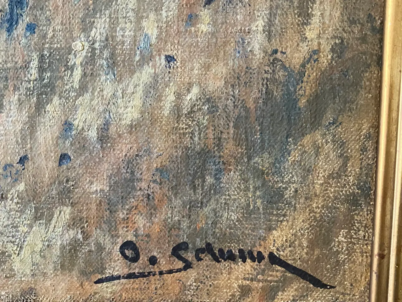 Billede 2 - Oliemaleri: O. Schoumal