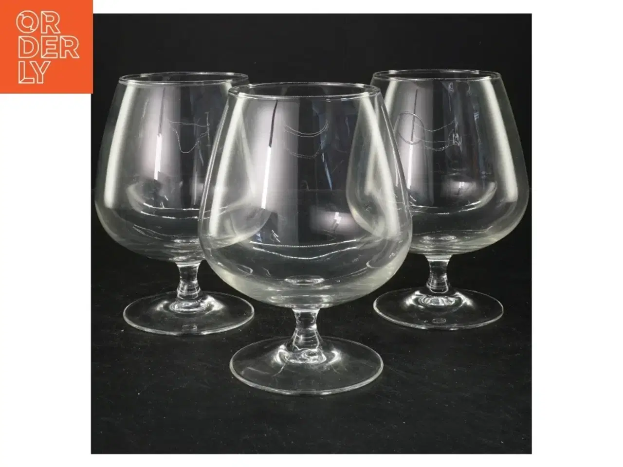 Billede 2 - Tre cognacglas (str. 15x10 cm)