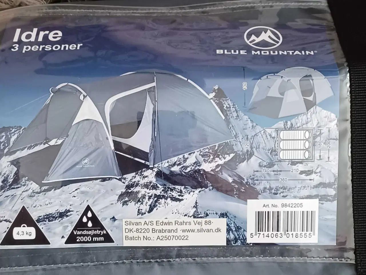 Billede 1 - Idre 3 personer telt til salg