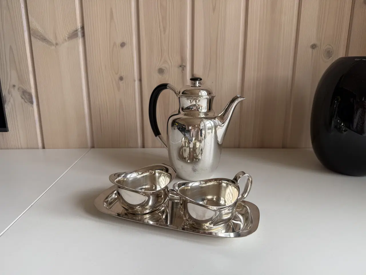 Billede 1 - Kaffesæt i sølvplet