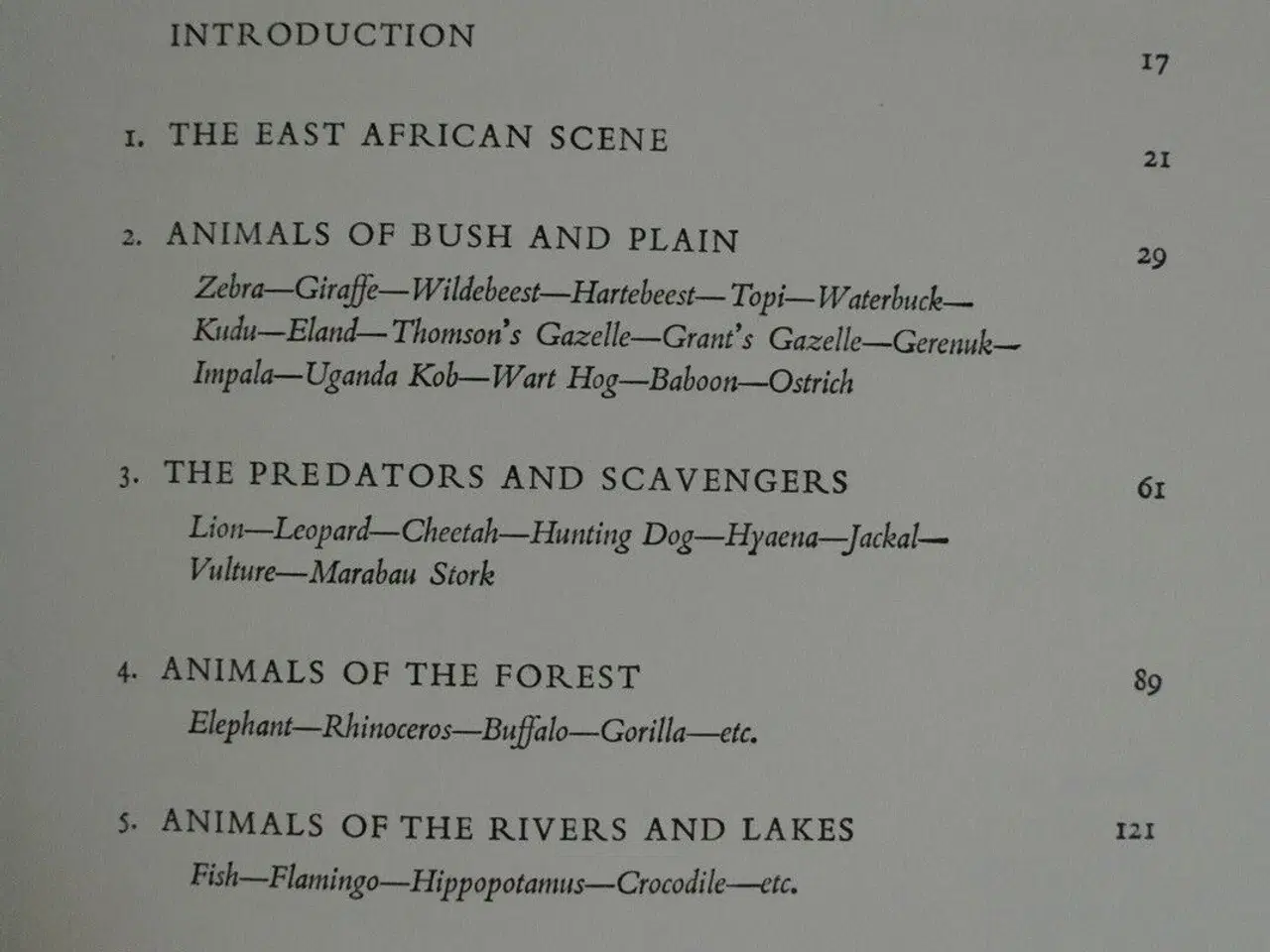 Billede 2 - animals of east africa, by c.a. spinage, emne: dyr