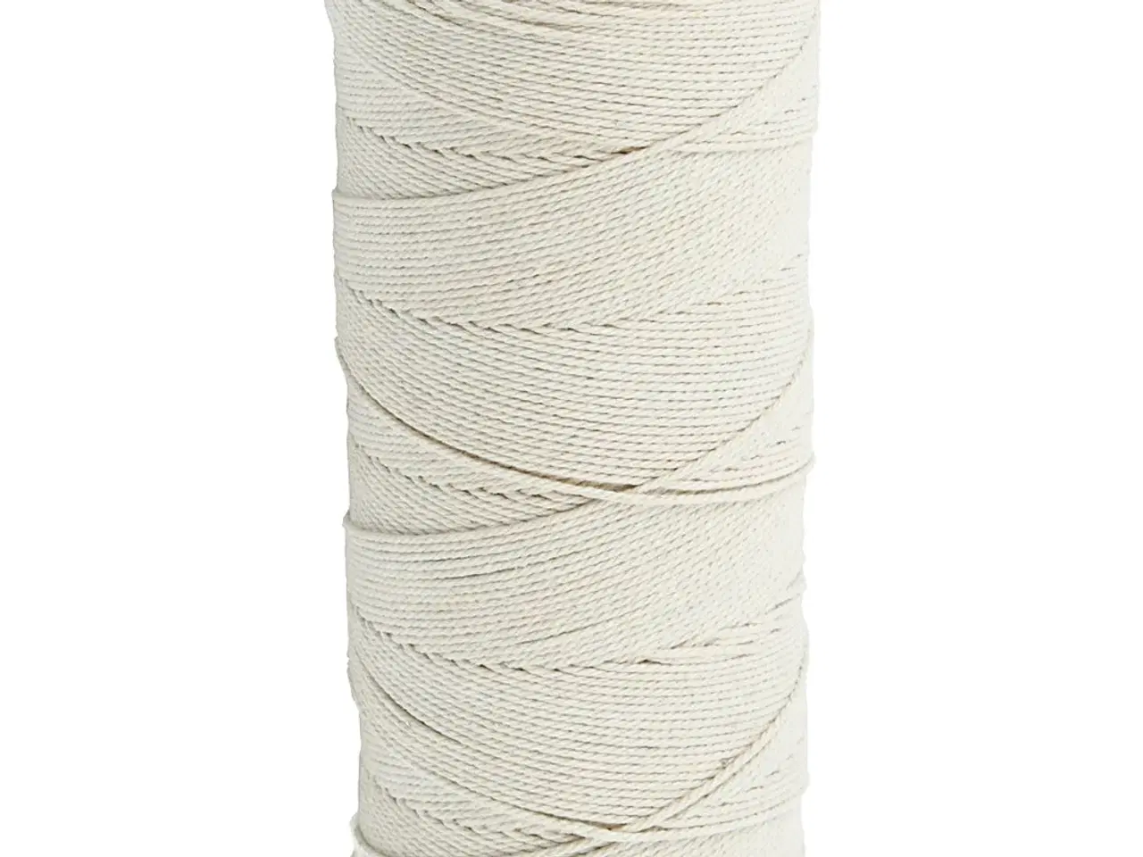 Billede 1 - Knyttegarn, L: 315 M, tykkelse 1 mm, Tynd kvalitet 12/12, lys natur, 220g/ 1 ngl.