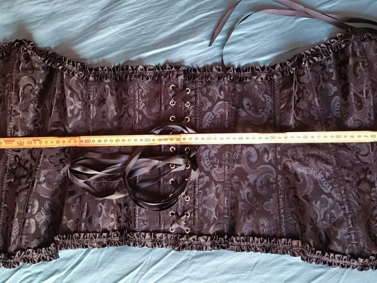 Billede 4 - Sort brokade korset