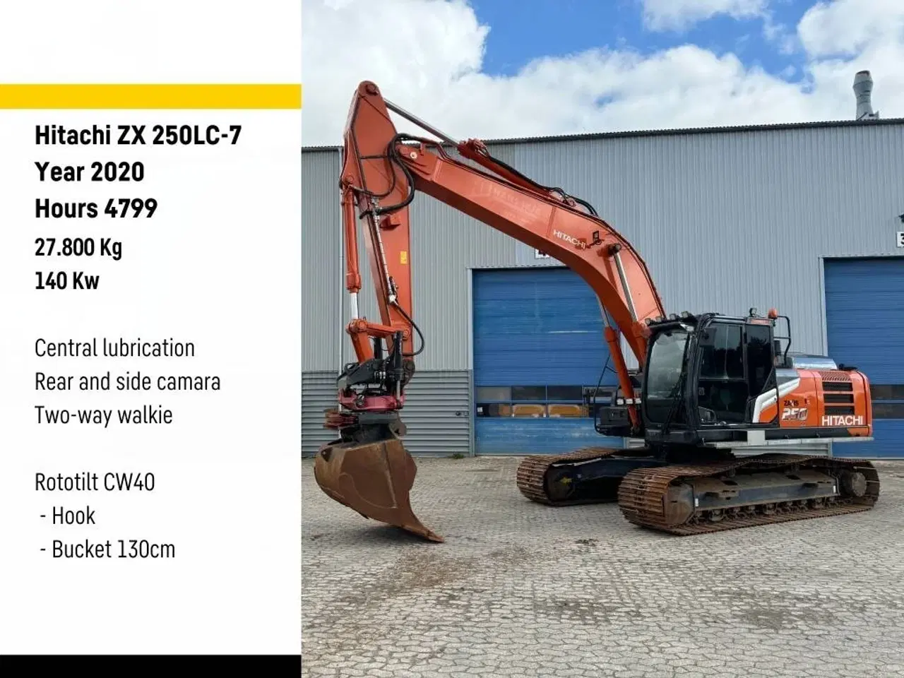 Billede 1 - Hitachi ZX250-7