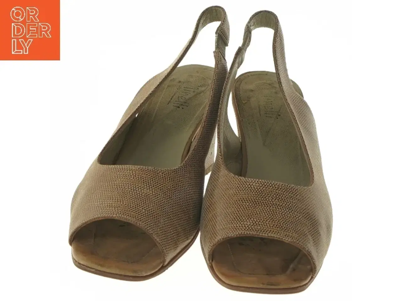 Billede 6 - Brune Minelli damesandaler med hæl fra Minelli (str. 40 )