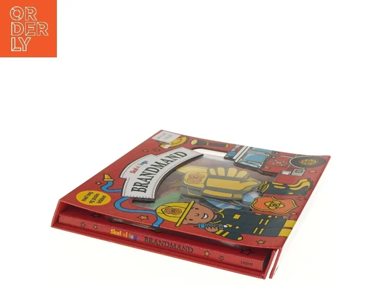 Billede 4 - Brandmand puslespil og bog fra Skal vi lege (str. 28x24 cm)