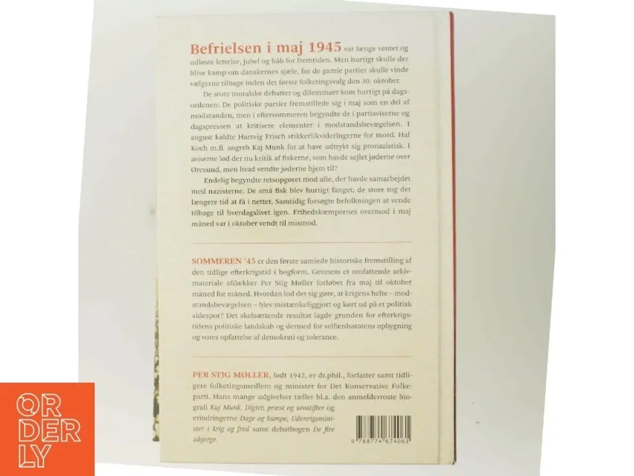 Billede 3 - Sommeren &#39;45 : fra overmod til mismod af Per Stig Møller (f. 1942) (Bog)