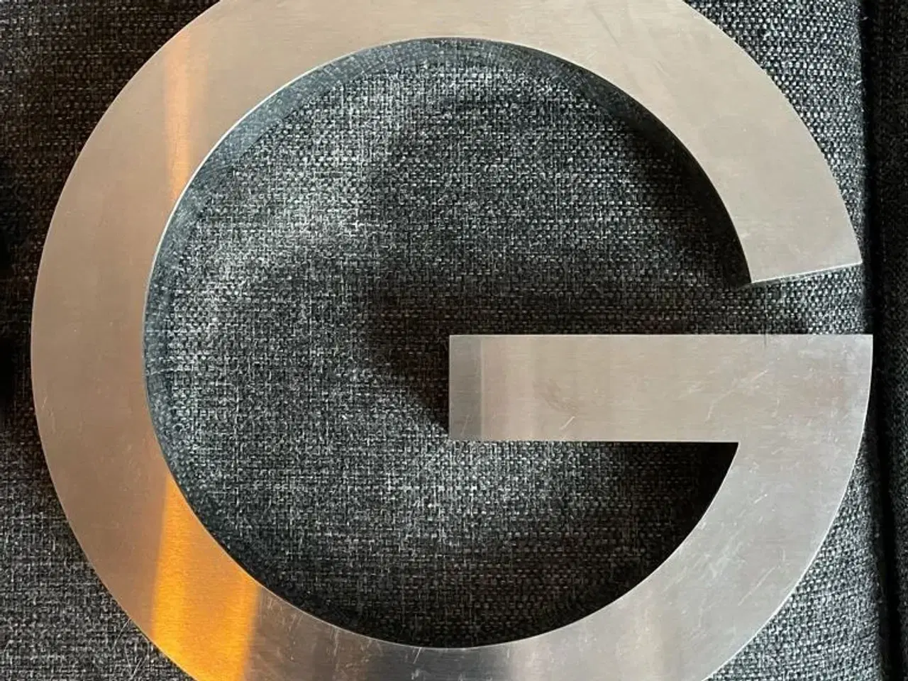Billede 3 - Flotte G & G bogstaver i metal