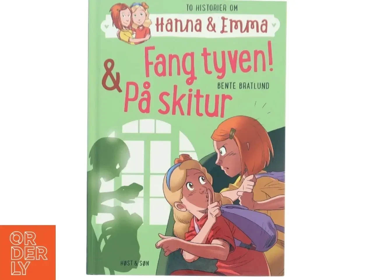 Billede 1 - Hanna & Emma 5 : Fang tyven og På skitur af Bente Bratlund (Bog)