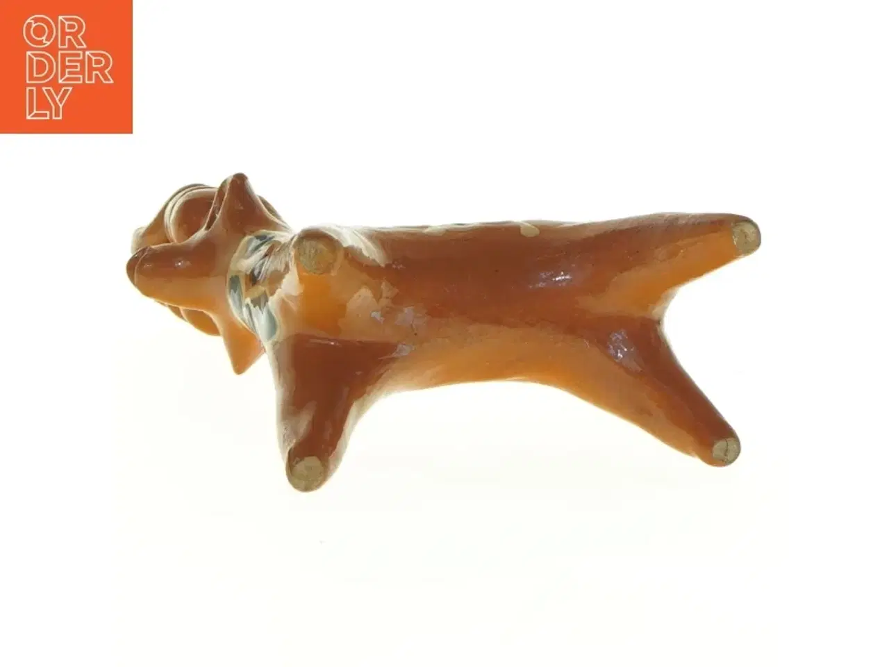 Billede 3 - Piv-i-røv Keramik figur Kudu Antilope Hjort (str. 10,5 x 13 cm)