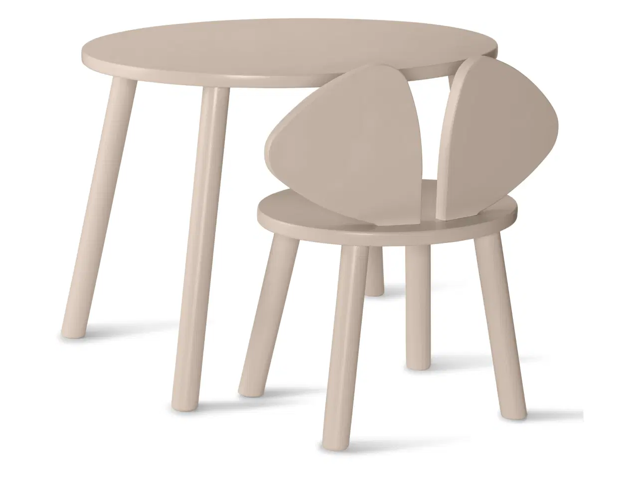 Billede 1 - Mouse Stol & Bord - Beige. Ubrugt, pris 800kr.
