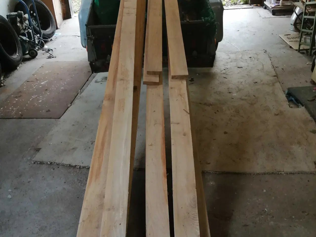 Billede 3 - Elm Brædder / planker 32 x 110 mm