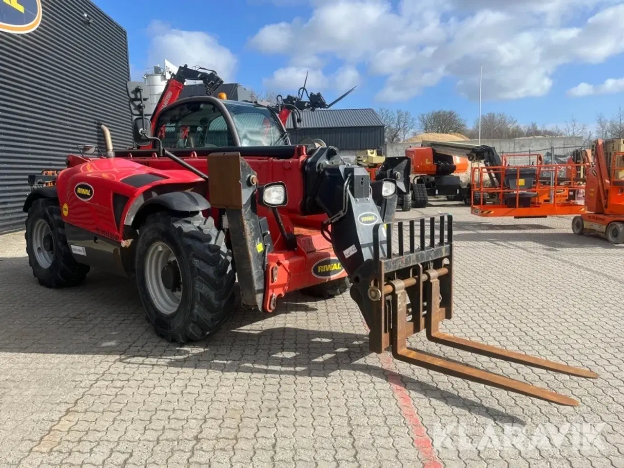 Billede 2 - Teleskoplæsser Manitou MT1440A med kurv/drejeled/gafler