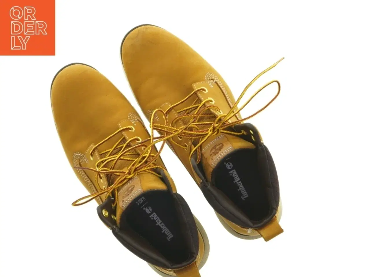 Billede 9 - Gule læderstøvler fra Timberland (str. 41,5)