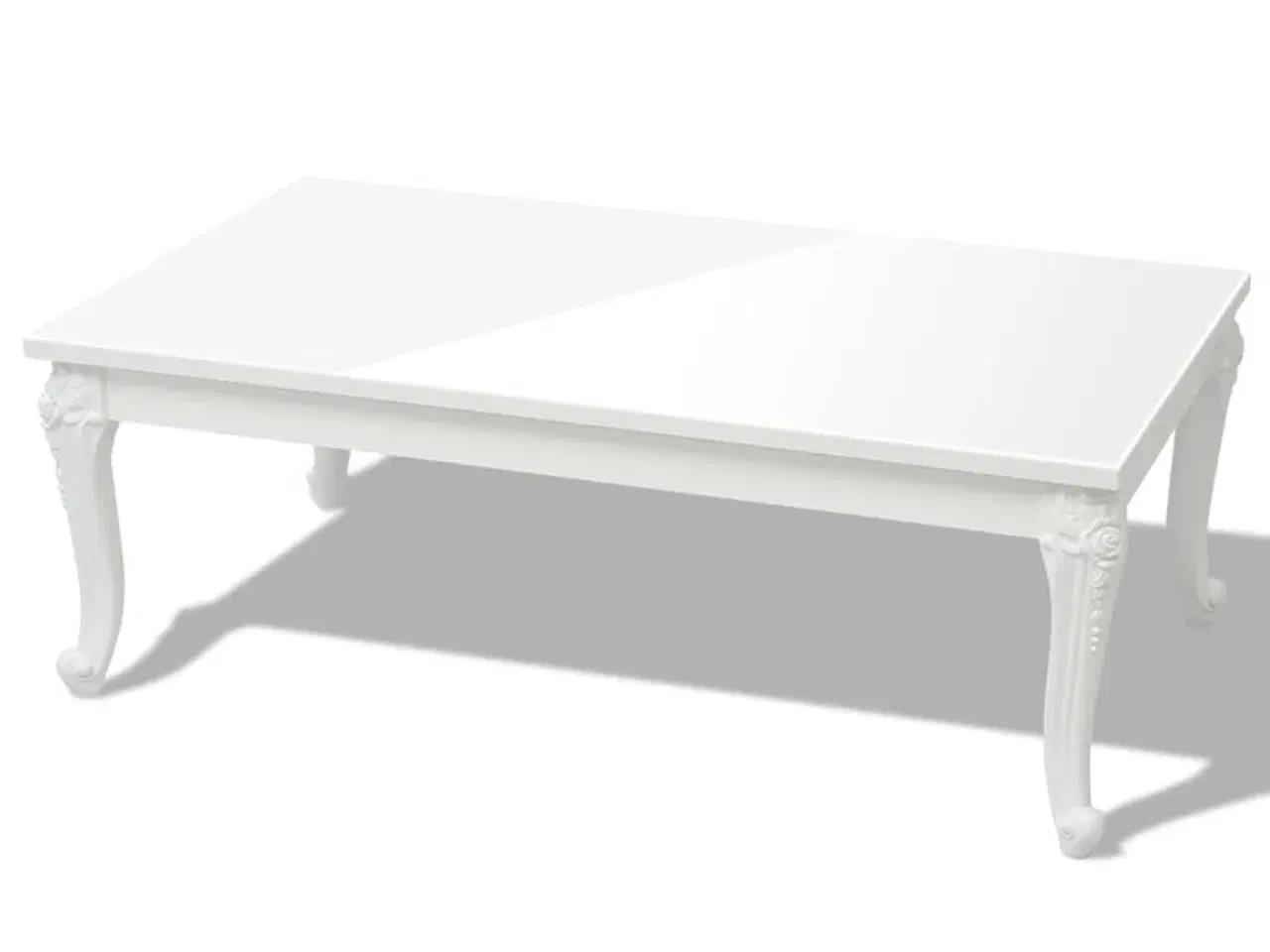 Billede 2 - Sofabord 115 x 65 x 42 cm højglans hvid