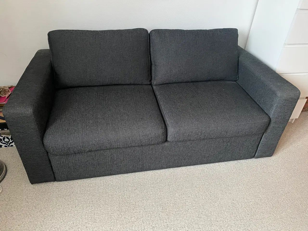 Billede 1 - Sovesofa i mørkegrå