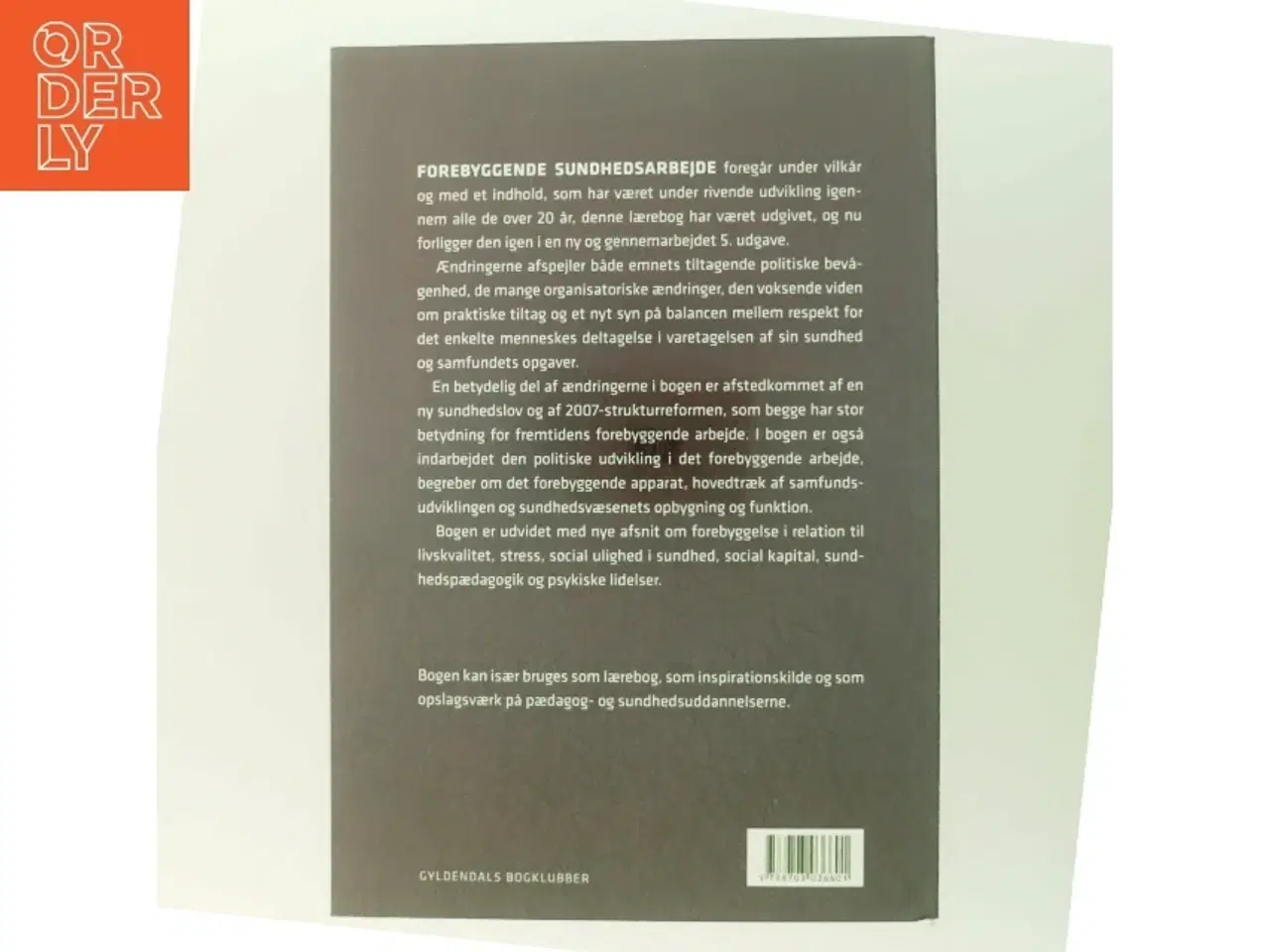 Billede 3 - 'Forebyggende sundhedsarbejde: baggrund, analyse og teori, arbejdsmetoder' (bog)
