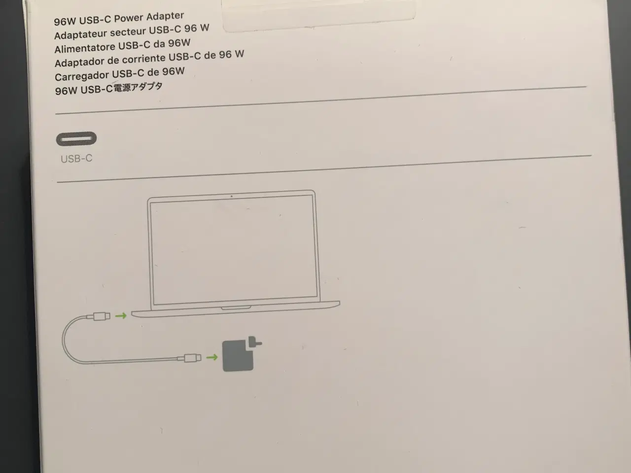 Billede 2 - Apple 96 W USB-C-strømforsyning, inkl. 240 W USB-C