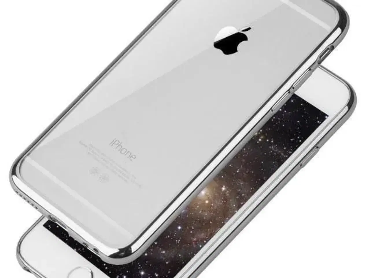 Billede 10 - Sølv luksus silikone cover til iPhone 