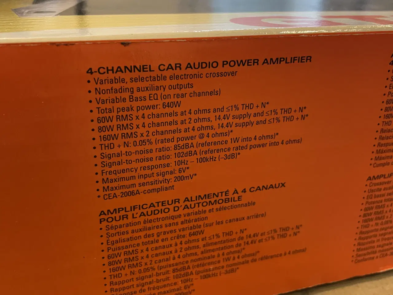 Billede 3 - JBL GT5-A604 Bilforstærker