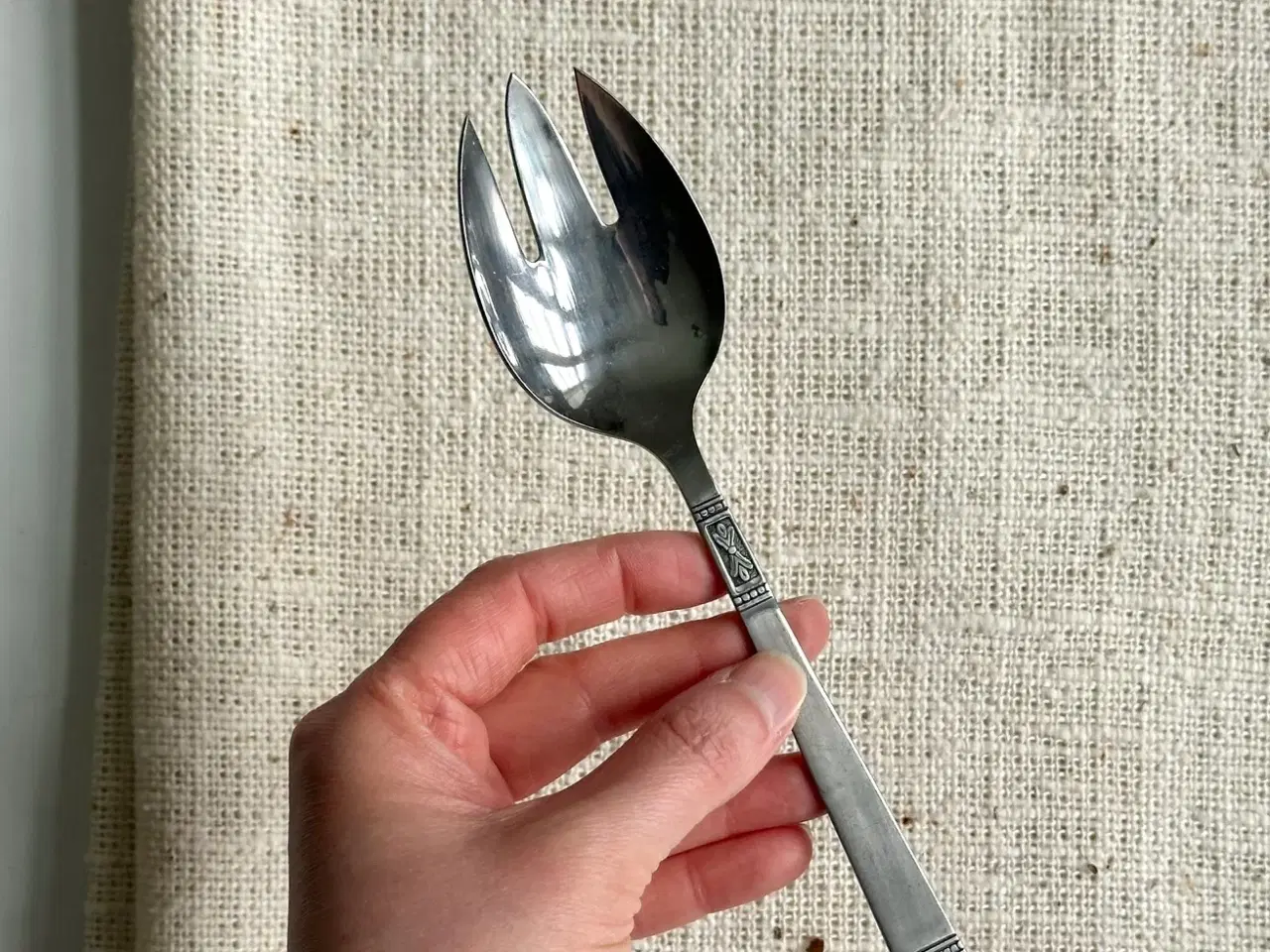 Billede 2 - Serveringsske, rustfrit stål