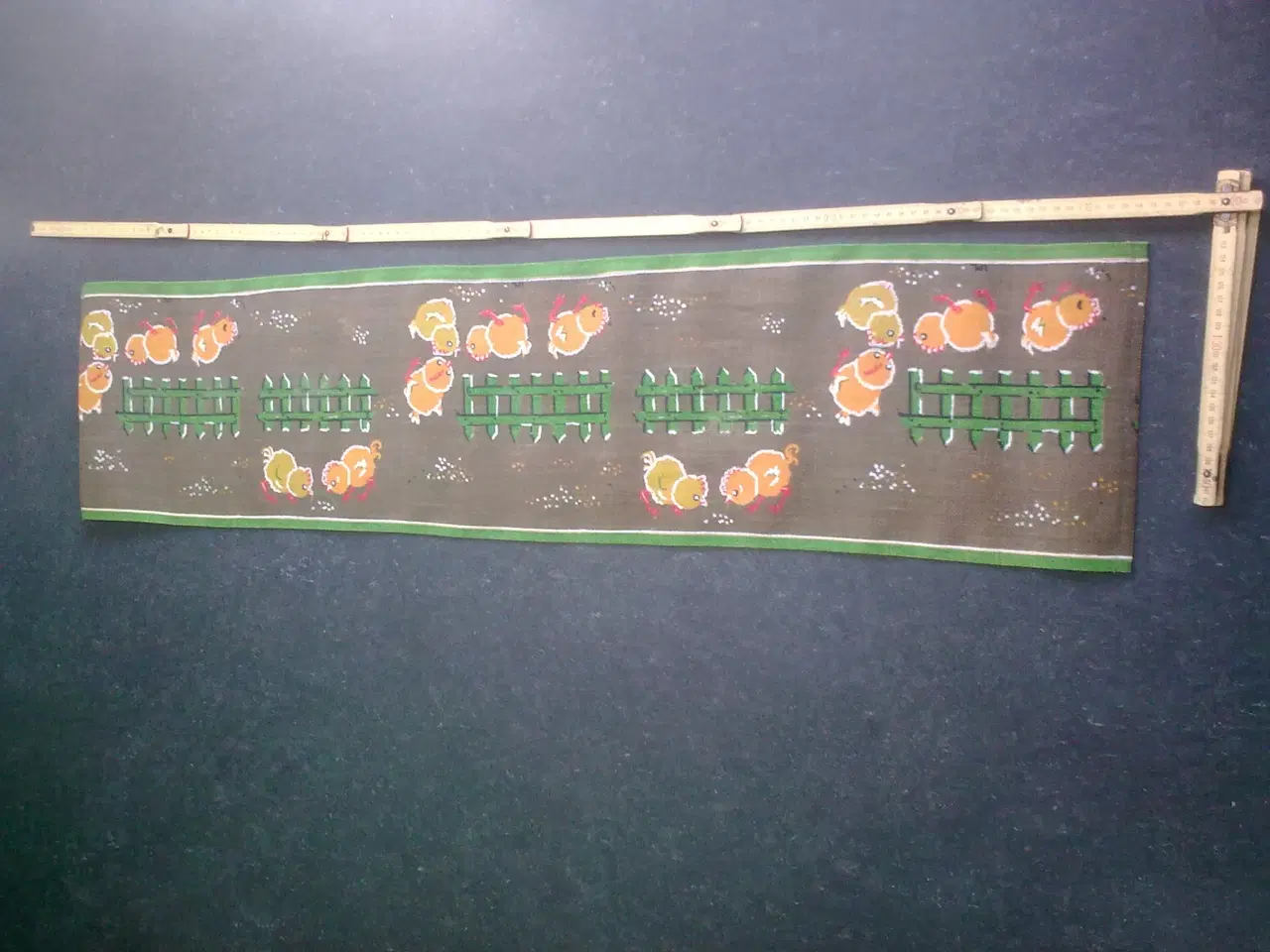 Billede 1 - Dansk tekstil tryk retro påskedug bordløber