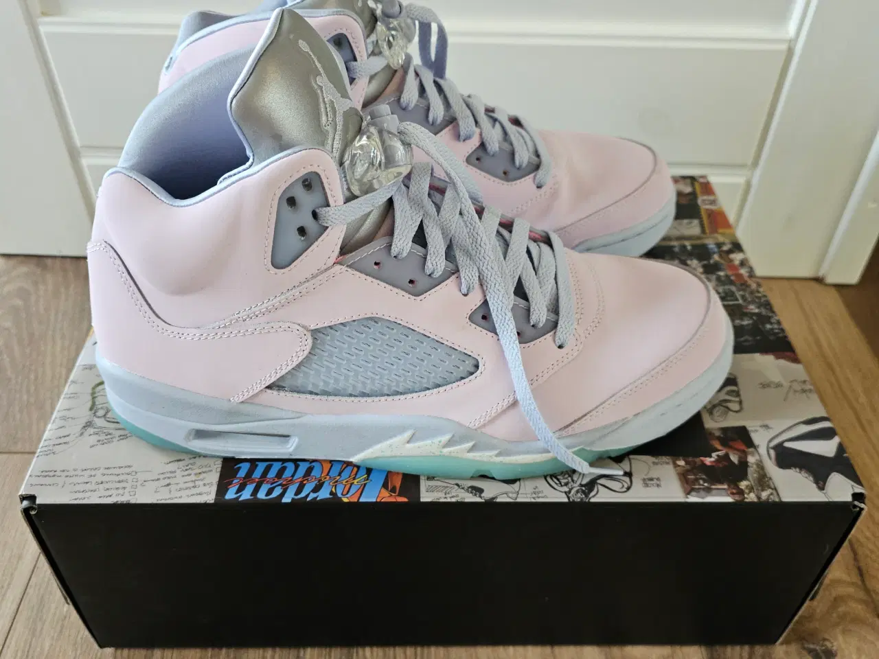 Billede 4 - Air Jordan 5 Retro Regal Pink – Perfekt stand!