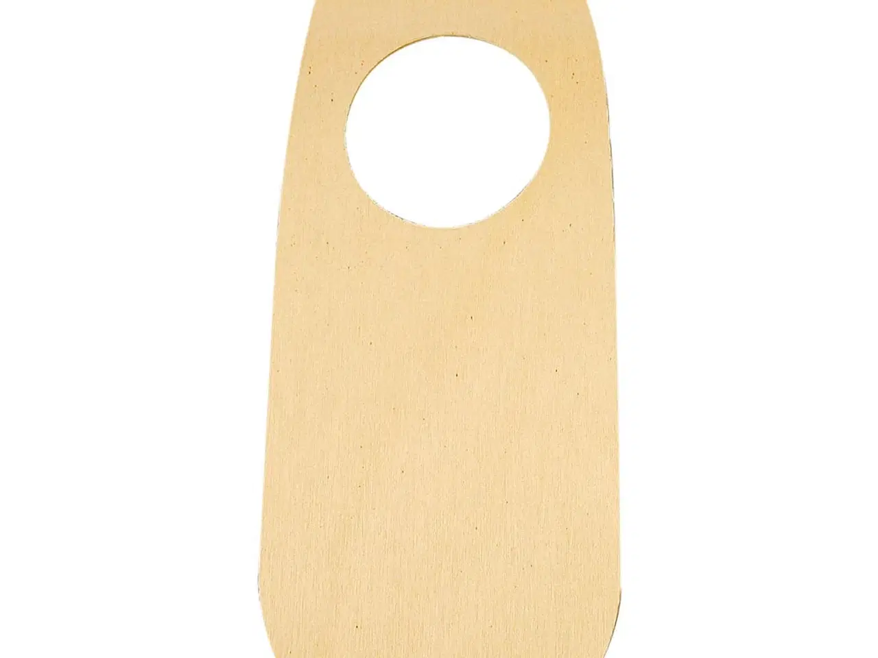 Billede 1 - Dørskilt med hul, str. 10x25 cm, 10stk./ 1 pk.