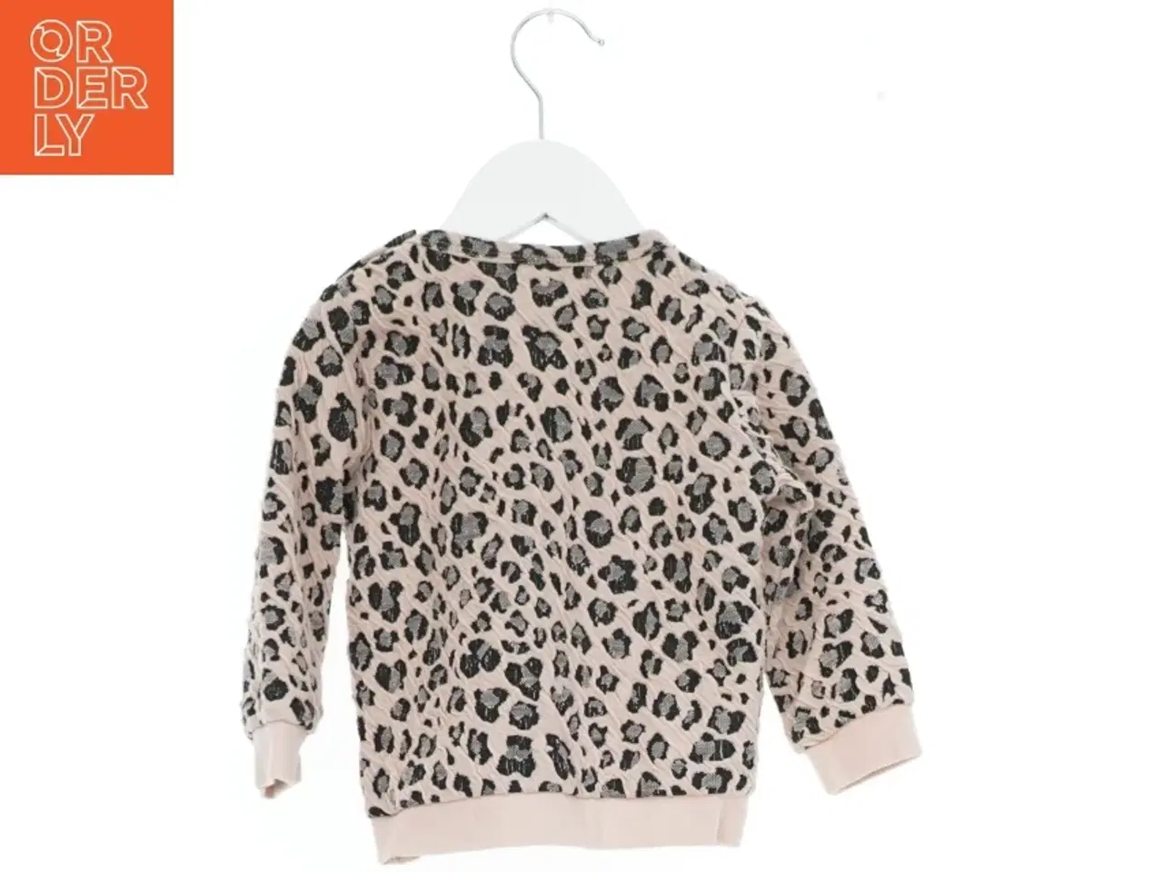 Billede 2 - Bluse med leopardmønster og flæsedetaljer fra Petit (str. 80)