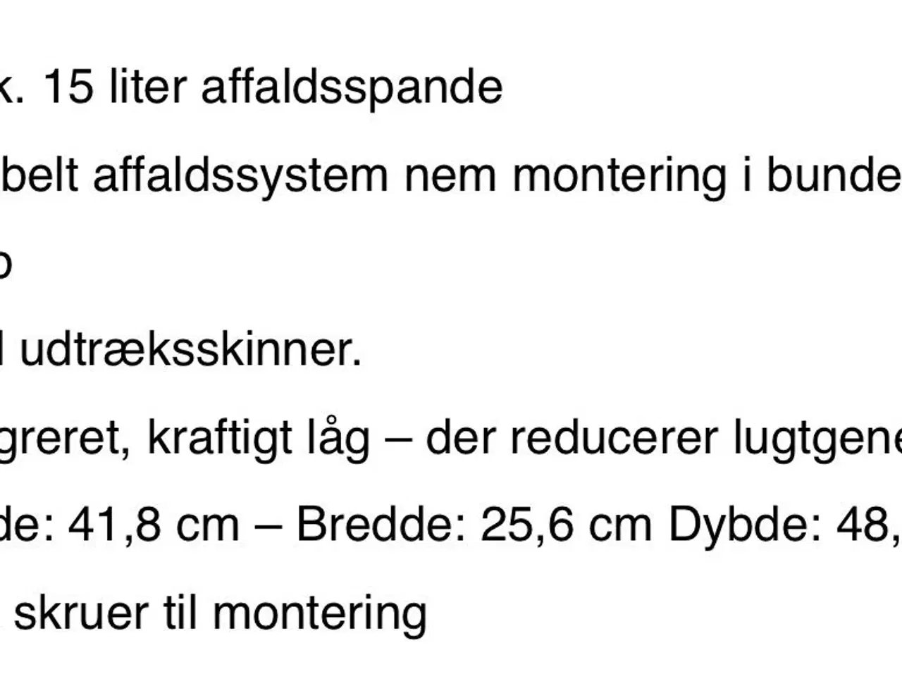 Billede 3 - Hailo affaldssysten 2 x 15 liter