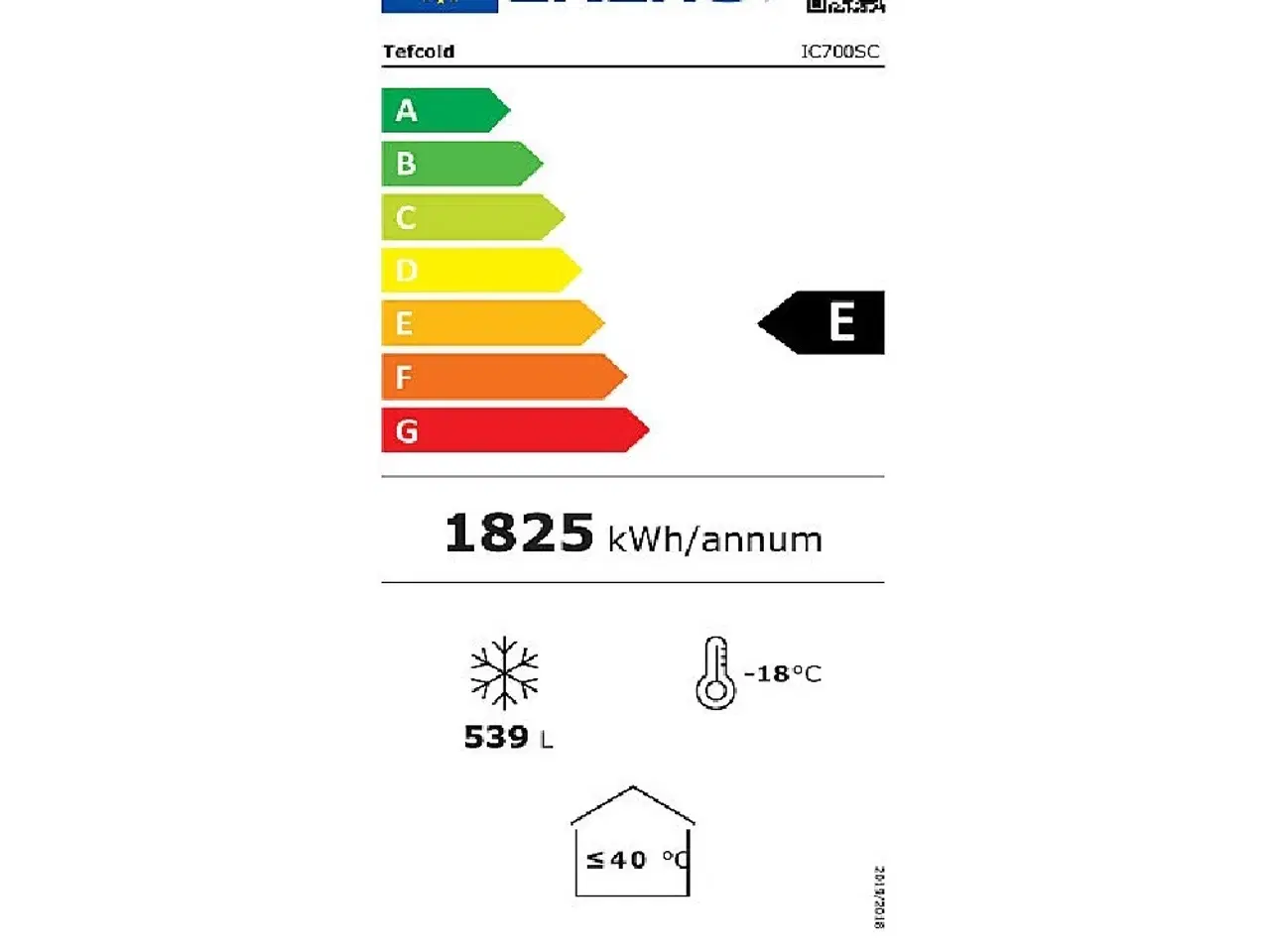 Billede 4 - Tefcold IC701SC Isfryser – 620 Liter