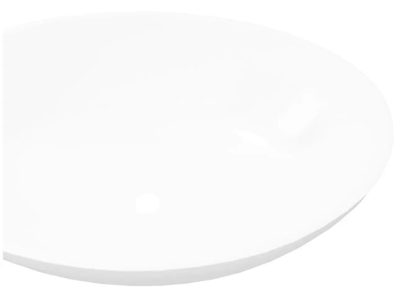 Billede 4 - Keramisk luksushåndvask oval hvid 40 x 33 cm