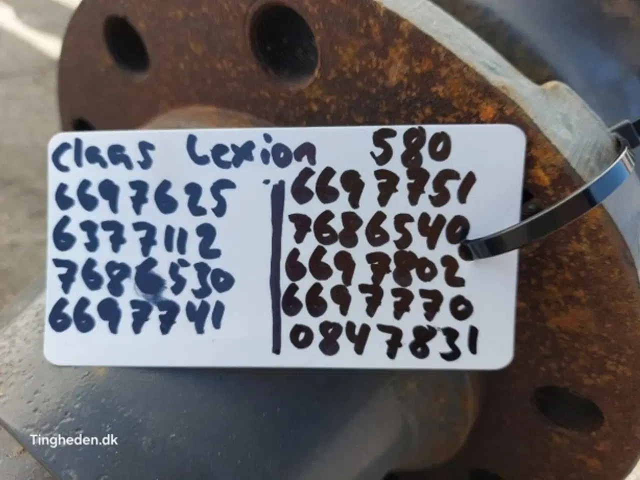 Billede 2 - Claas Lexion 580 Bagaksel 07687051