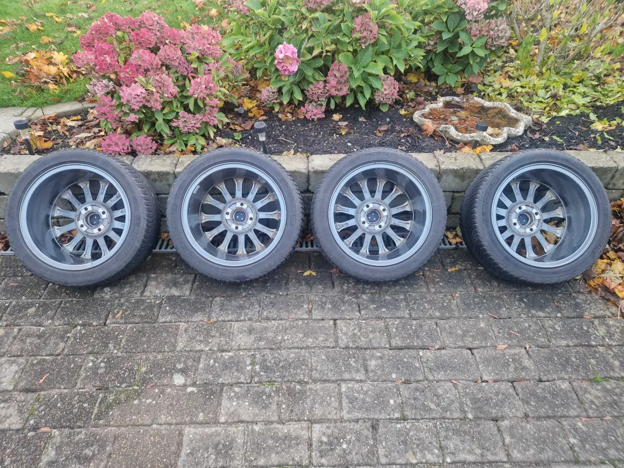 Billede 2 - Orginal ford alufælg med Michelin Alpin 5 vinterdæ