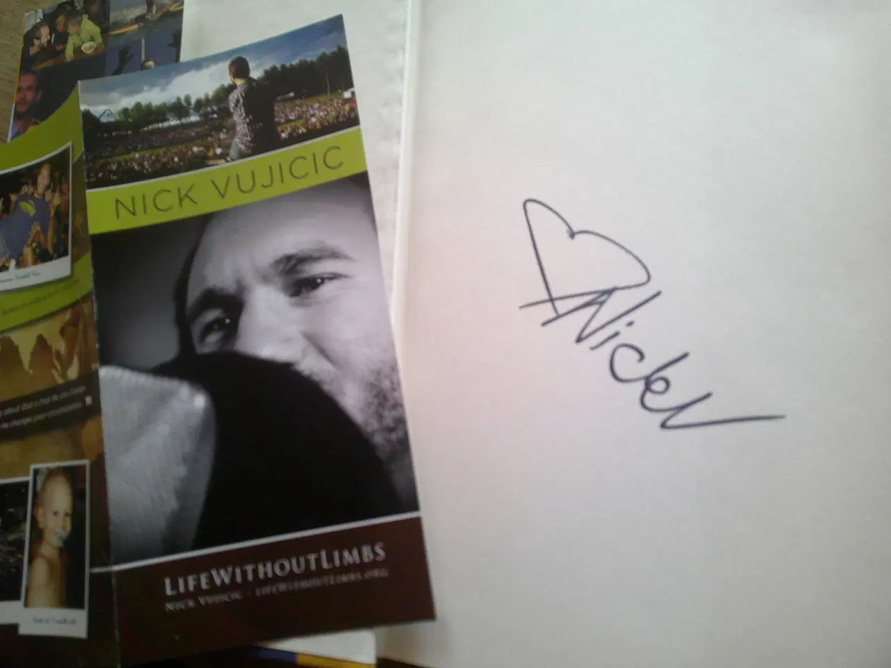 Billede 2 - Unstoppable - signerede eksemplar, Nick Vujicic,