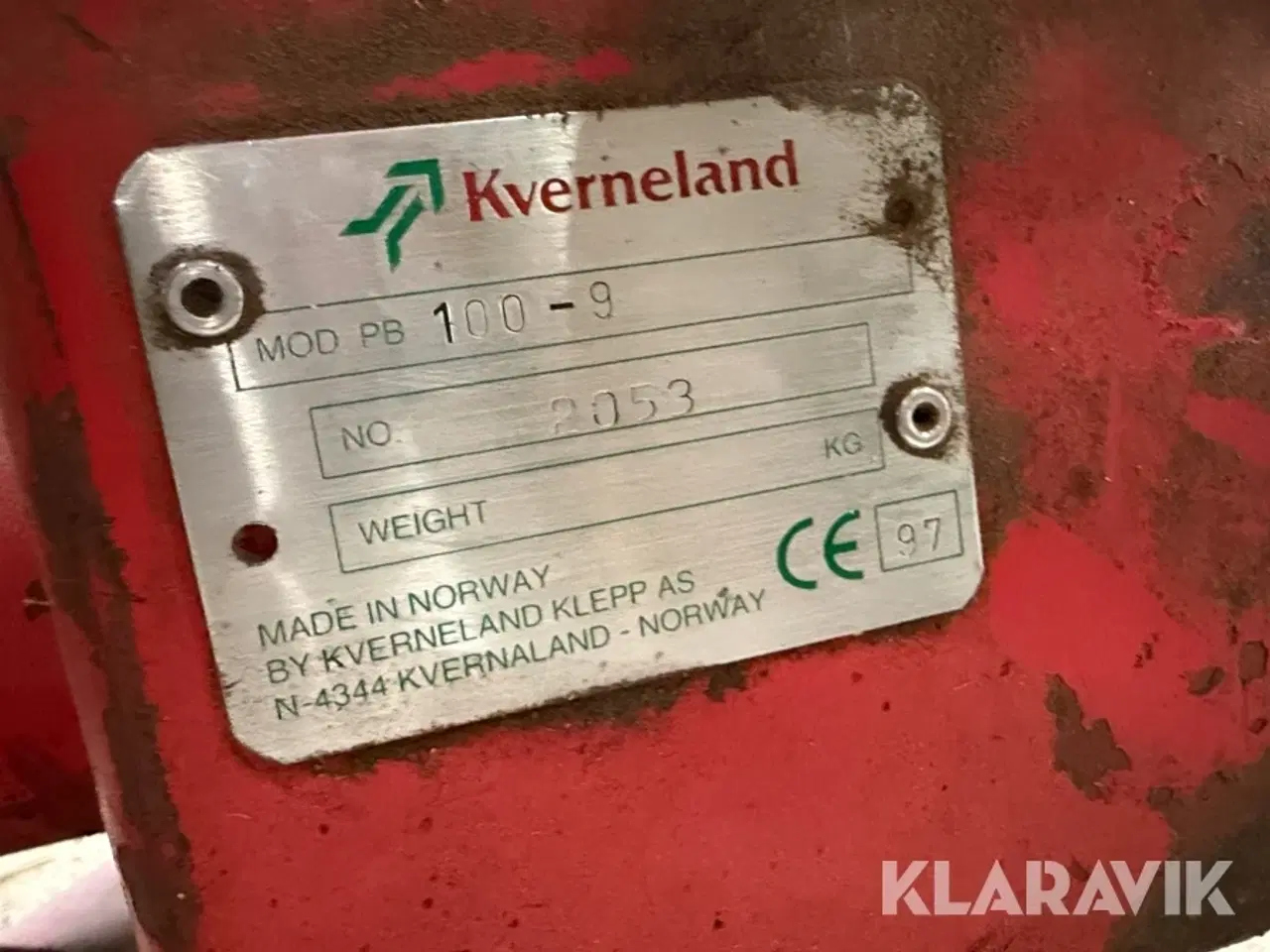 Billede 5 - Vendeplov Kverneland PB 100-9 - 6 furet