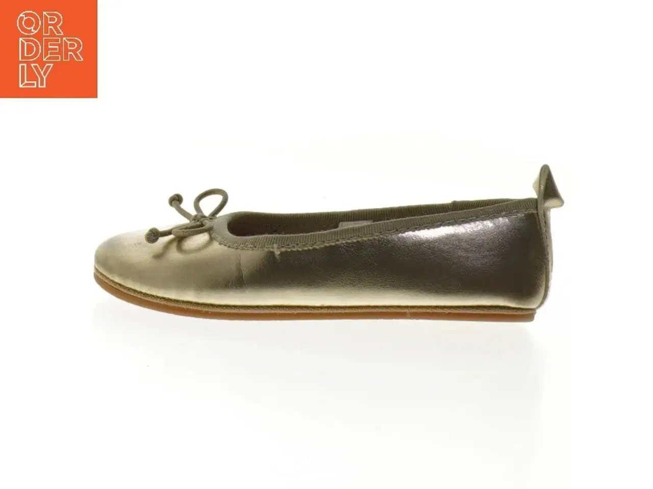 Billede 1 - Guld ballerina sko til børn fra H&M (str. 23 )