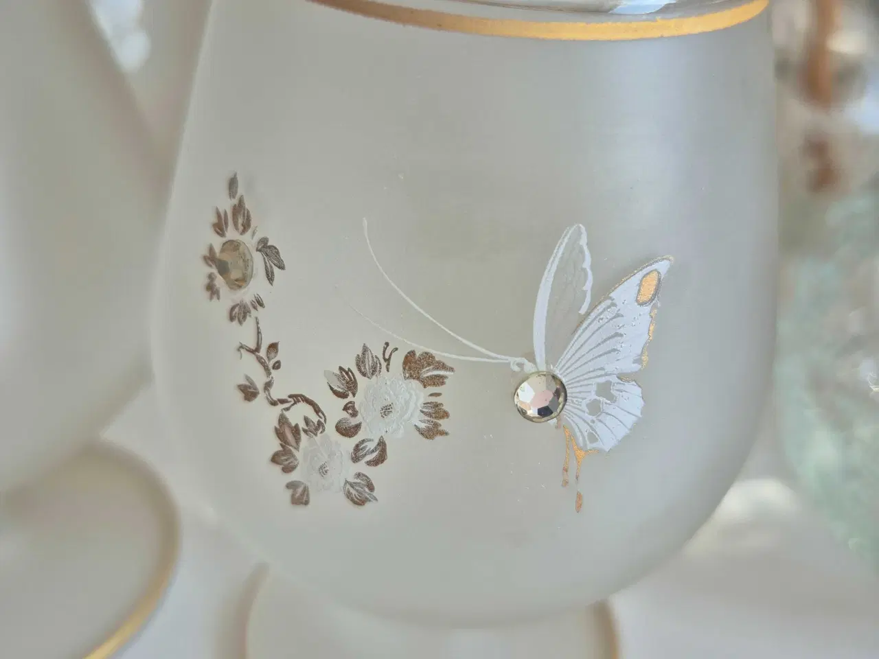 Billede 2 - Glas og kaffesæt