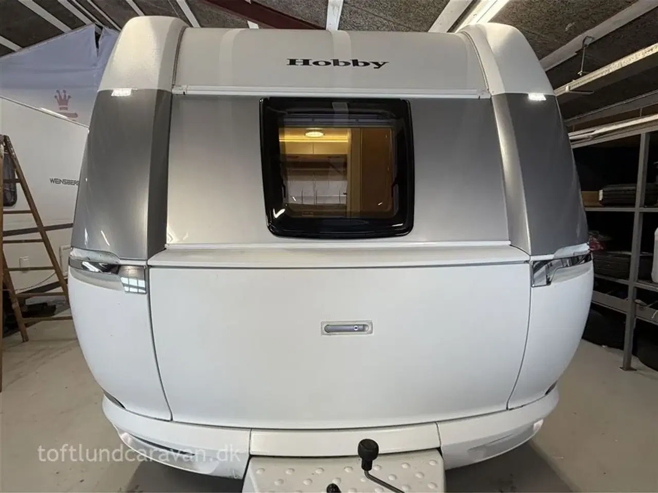 Billede 22 - 2020 - Hobby De Luxe 495 UL DK line   Superflot og velholdt, Enkeltsenge m/udtræk, m/MOVER + STORT ISABELLA FORTELT, DK-LINE model.