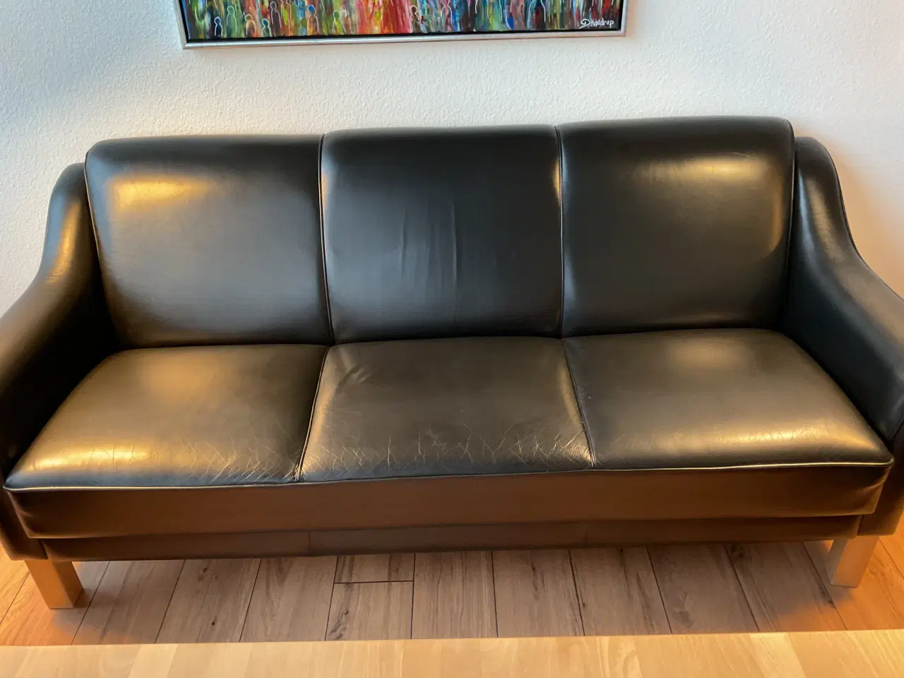 Billede 3 - Sofagruppe + sofabord + lænestol + puffer sælges