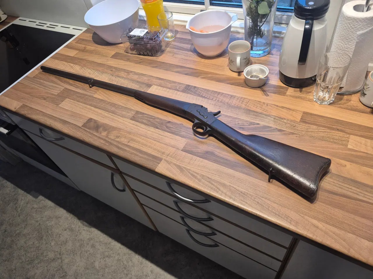 Billede 3 - Remington Rollingblock glat 1864. Flot stand. 