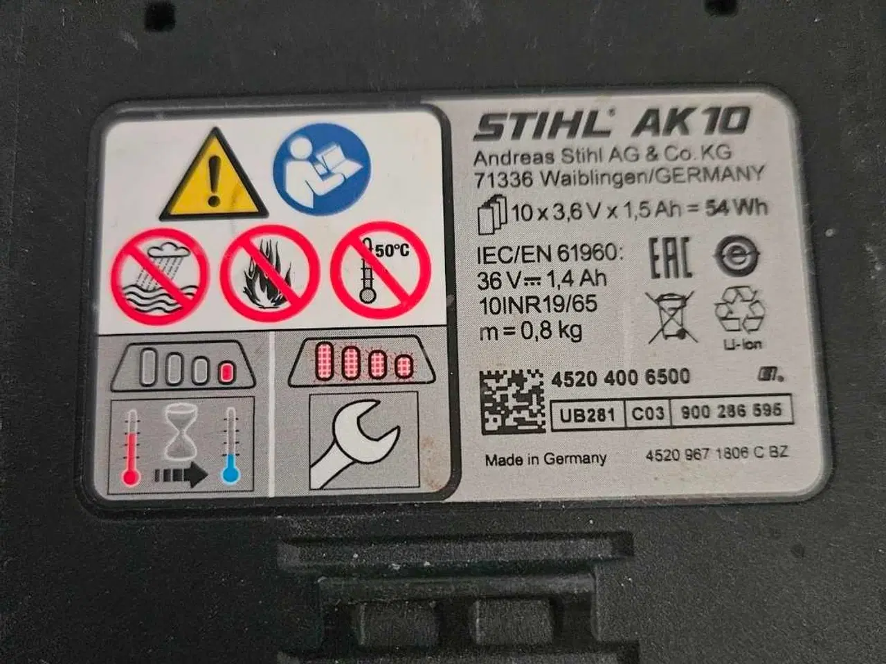 Billede 2 - Stihl batteri og oplader