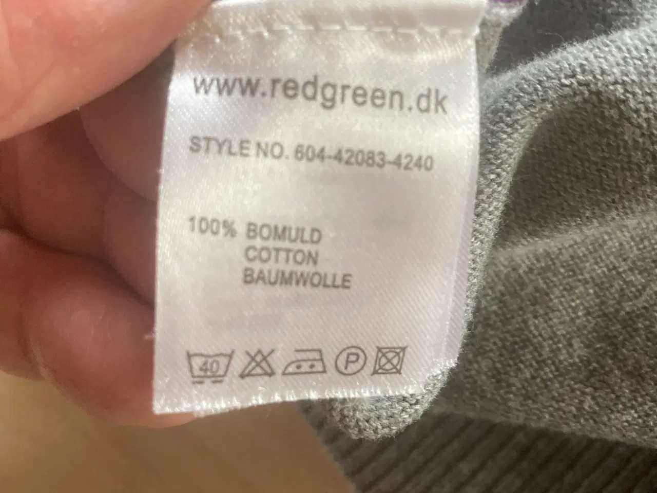 Billede 6 - Fin herresweater med Harlekin mønster