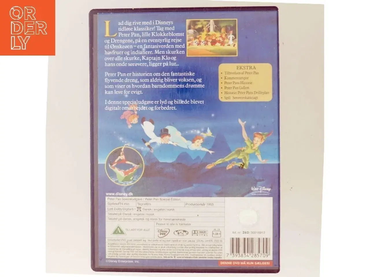 Billede 3 - Peter Pan med Peter Pan (DVD)