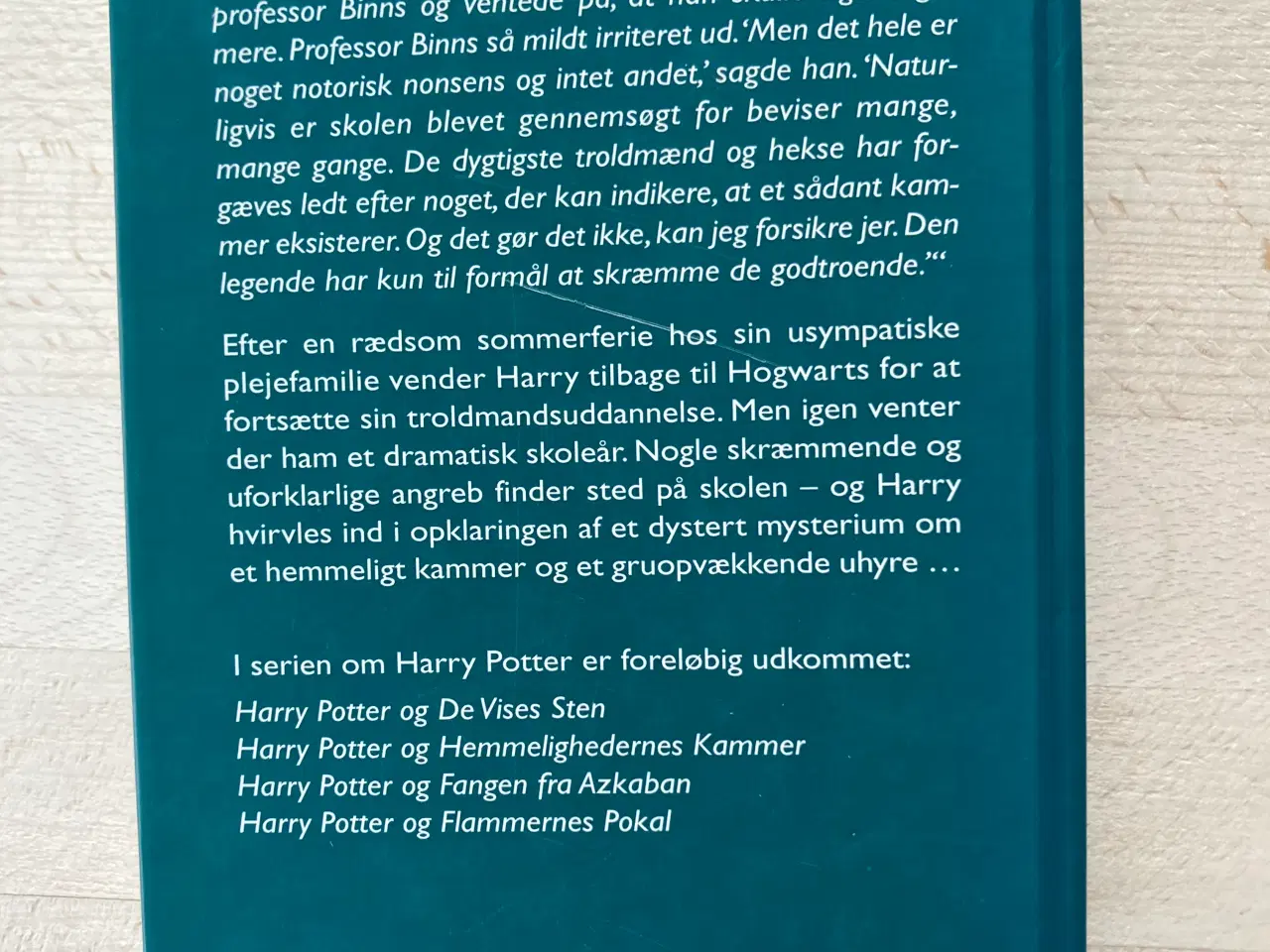 Billede 2 - Harry Potter og hemmelighedernes kammer, J. K. Row